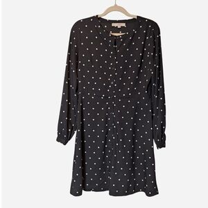 Pre-owned Polka Dot Black Dress